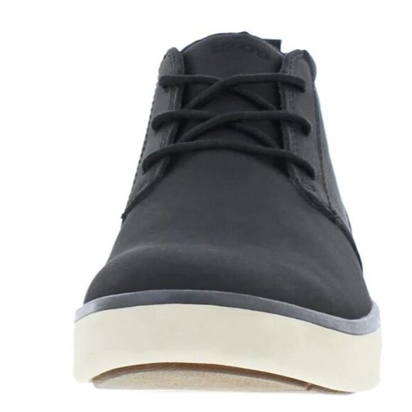 Izod 11 Palmer Men\'s Chukka Boots Black Leather Round Toe Lace-up Shoes Sneaker main image 4